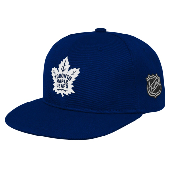 Toronto Maple Leafs dětská čepice flat kšiltovka Logo Flatbrim Snapback