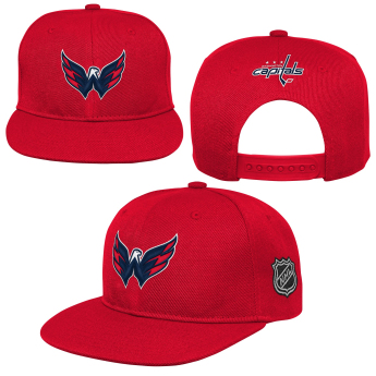 Washington Capitals dětská čepice flat kšiltovka Logo Flatbrim Snapback