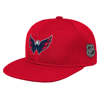 Washington Capitals dětská čepice flat kšiltovka Logo Flatbrim Snapback