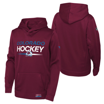 Colorado Avalanche dětská mikina s kapucí Authentic Pro Hoodie Po Hood