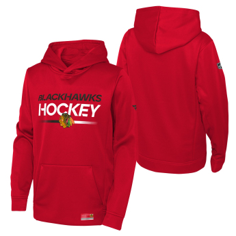 Chicago Blackhawks dětská mikina s kapucí Authentic Pro Hoodie Po Hood