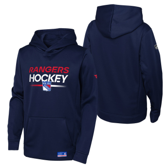 New York Rangers dětská mikina s kapucí Authentic Pro Hoodie Po Hood