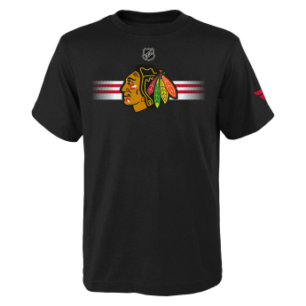 Chicago Blackhawks dětské tričko Apro Logo Ss Ctn Tee black