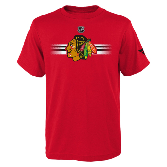 Chicago Blackhawks dětské tričko Apro Logo Ss Ctn Tee red