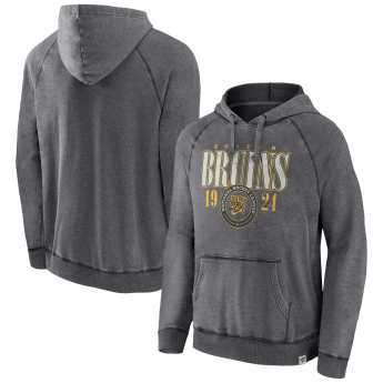 Boston Bruins pánská mikina s kapucí A/LS Hoodie grey