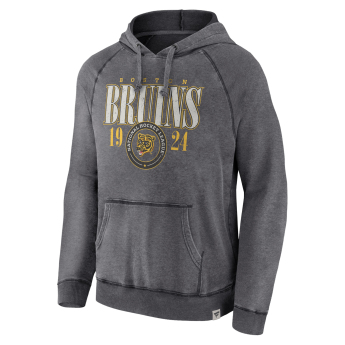 Boston Bruins pánská mikina s kapucí A/LS Hoodie grey