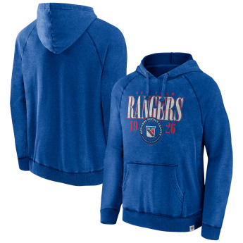 New York Rangers pánská mikina s kapucí A/LS Hoodie blue