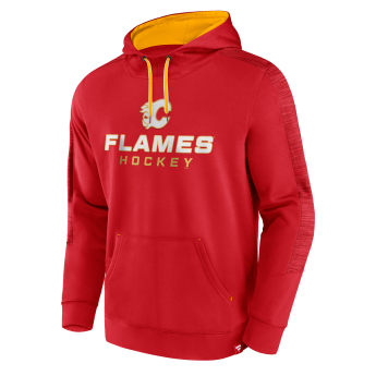 Calgary Flames pánská mikina s kapucí Poly Fleece POH red