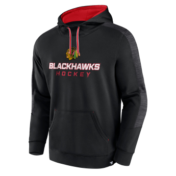 Chicago Blackhawks pánská mikina s kapucí Poly Fleece POH black