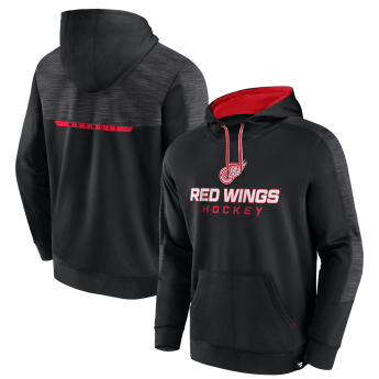 Detroit Red Wings pánská mikina s kapucí Poly Fleece POH black