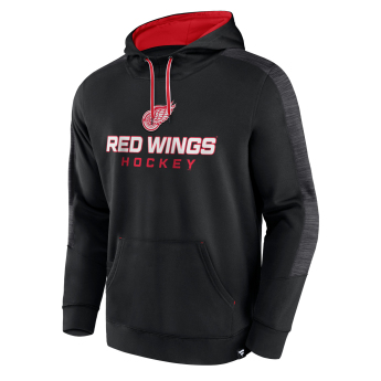 Detroit Red Wings pánská mikina s kapucí Poly Fleece POH black