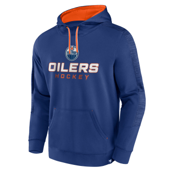 Edmonton Oilers pánská mikina s kapucí Poly Fleece POH blue