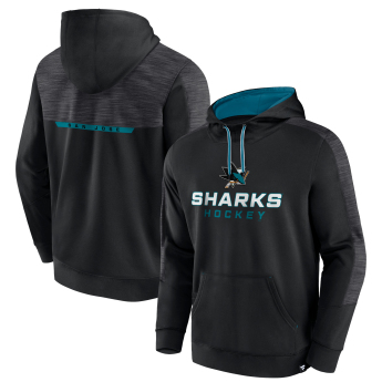 San Jose Sharks pánská mikina s kapucí Poly Fleece POH black