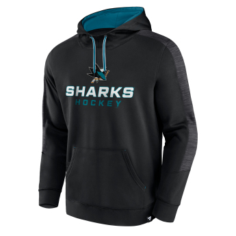 San Jose Sharks pánská mikina s kapucí Poly Fleece POH black