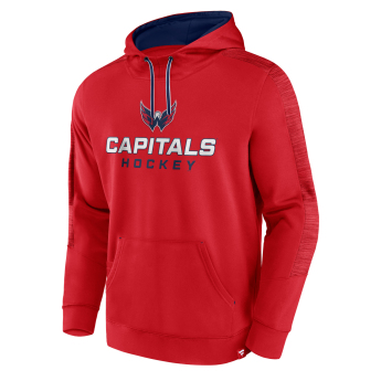 Washington Capitals pánská mikina s kapucí Poly Fleece POH red