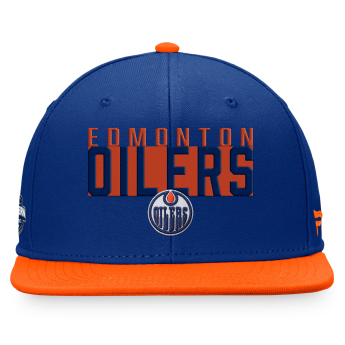 Edmonton Oilers čepice flat kšiltovka Fundamental Color Blocked Snapback