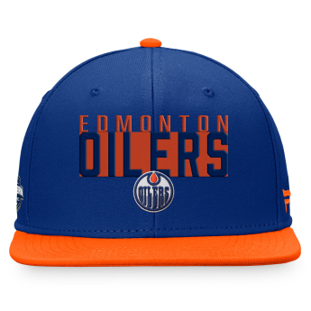 Edmonton Oilers čepice flat kšiltovka Fundamental Color Blocked Snapback