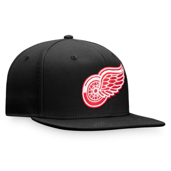 Detroit Red Wings čepice flat kšiltovka Core Snapback black