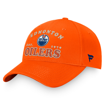 Edmonton Oilers čepice baseballová kšiltovka Heritage Unstructured Adjustable