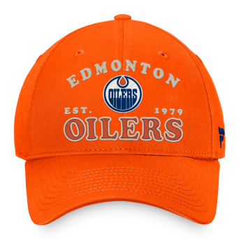 Edmonton Oilers čepice baseballová kšiltovka Heritage Unstructured Adjustable