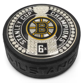 Boston Bruins puk 6-Time Stanley Cup Champions 3 Dynasty Trimflexx Puck