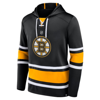 Boston Bruins pánská mikina s kapucí Pastrňák Name & Number Lace-Up Pullover Hoodie