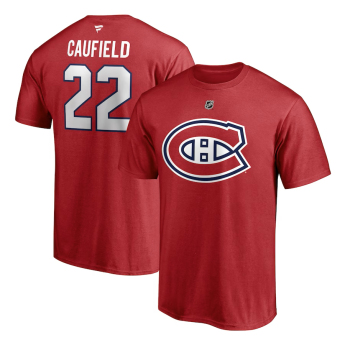 Montreal Canadiens pánské tričko Caufield #22 Authentic Stack Name & Number