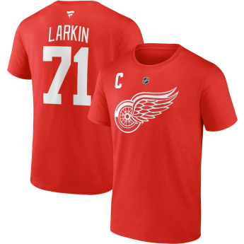 Detroit Red Wings pánské tričko Dylan Larkin #71 Authentic Stack Name & Number