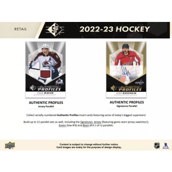 NHL boxy hokejové karty NHL 2022-23 Upper Deck SP Hockey Blaster Box