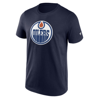 Edmonton Oilers pánské tričko Primary Logo Graphic T-Shirt blue