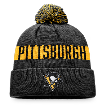 Pittsburgh Penguins zimní čepice Fundamental Beanie Cuff with Pom