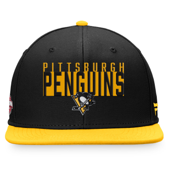 Pittsburgh Penguins čepice flat kšiltovka Fundamental Color Blocked Snapback