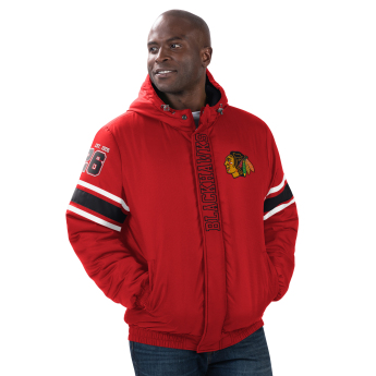 Chicago Blackhawks pánská bunda s kapucí Tight End Winter Jacket