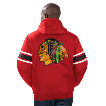 Chicago Blackhawks pánská bunda s kapucí Tight End Winter Jacket