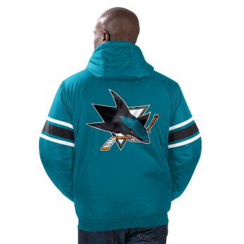 San Jose Sharks pánská bunda s kapucí Tight End Winter Jacket