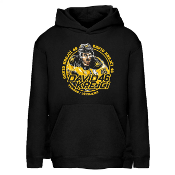 Boston Bruins pánská mikina s kapucí David Krejčí #46 Exclusive Collection