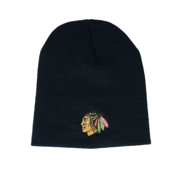 Chicago Blackhawks zimní čepice Cuffless Knit Black