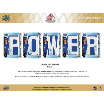 NHL boxy hokejové karty NHL 2022-23 Upper Deck SP Game Used Hobby Box