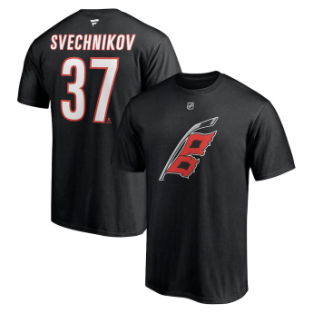 Carolina Hurricanes pánské tričko Andrei Svechnikov #37 Authentic Stack Name & Number