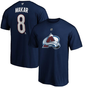 Colorado Avalanche pánské tričko Cale Makar #8 Name & Number navy