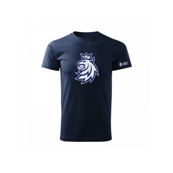 Hokejové reprezentace dětské tričko Czech Republic logo lion navy