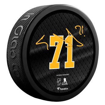 Pittsburgh Penguins puk Evgeni Malkin #71 Exclusive Player Hockey Puck - Limited Edition of 1000