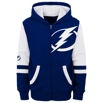 Tampa Bay Lightning dětská mikina s kapucí faceoff colorblocked fleece full-zip