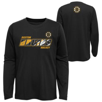 Boston Bruins dětské tričko s dlouhým rukávem Rink Reimagined LS Ultra black