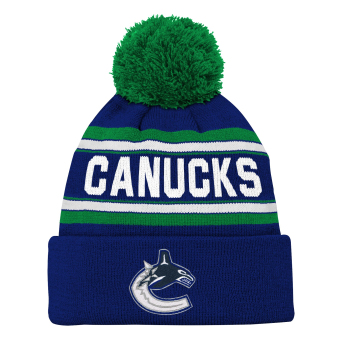 Vancouver Canucks dětská zimní čepice Jacquard Cuffed Knit With Pom