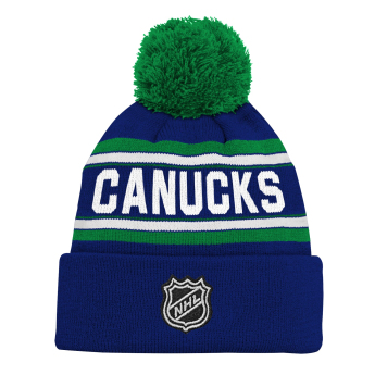 Vancouver Canucks dětská zimní čepice Jacquard Cuffed Knit With Pom