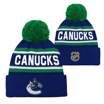 Vancouver Canucks dětská zimní čepice Jacquard Cuffed Knit With Pom