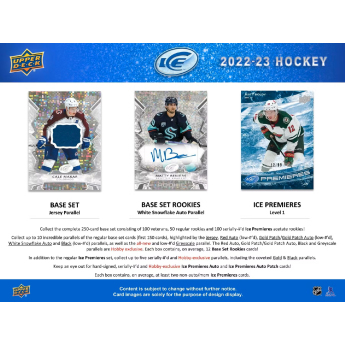 NHL boxy hokejové karty NHL 2022-23 Upper Deck Ice Hobby Box