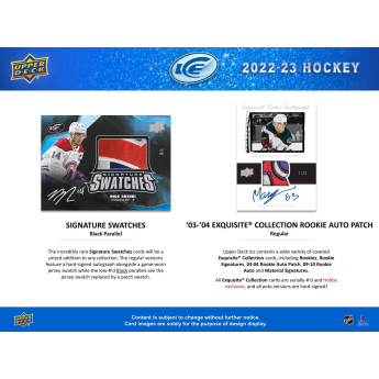 NHL boxy hokejové karty NHL 2022-23 Upper Deck Ice Hobby Box