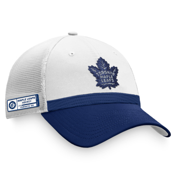 Toronto Maple Leafs čepice baseballová kšiltovka authentic pro draft jersey hook structured trucker cap